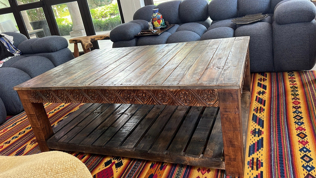 De la idea al hogar: mesa de centro personalizada para nuestro cliente